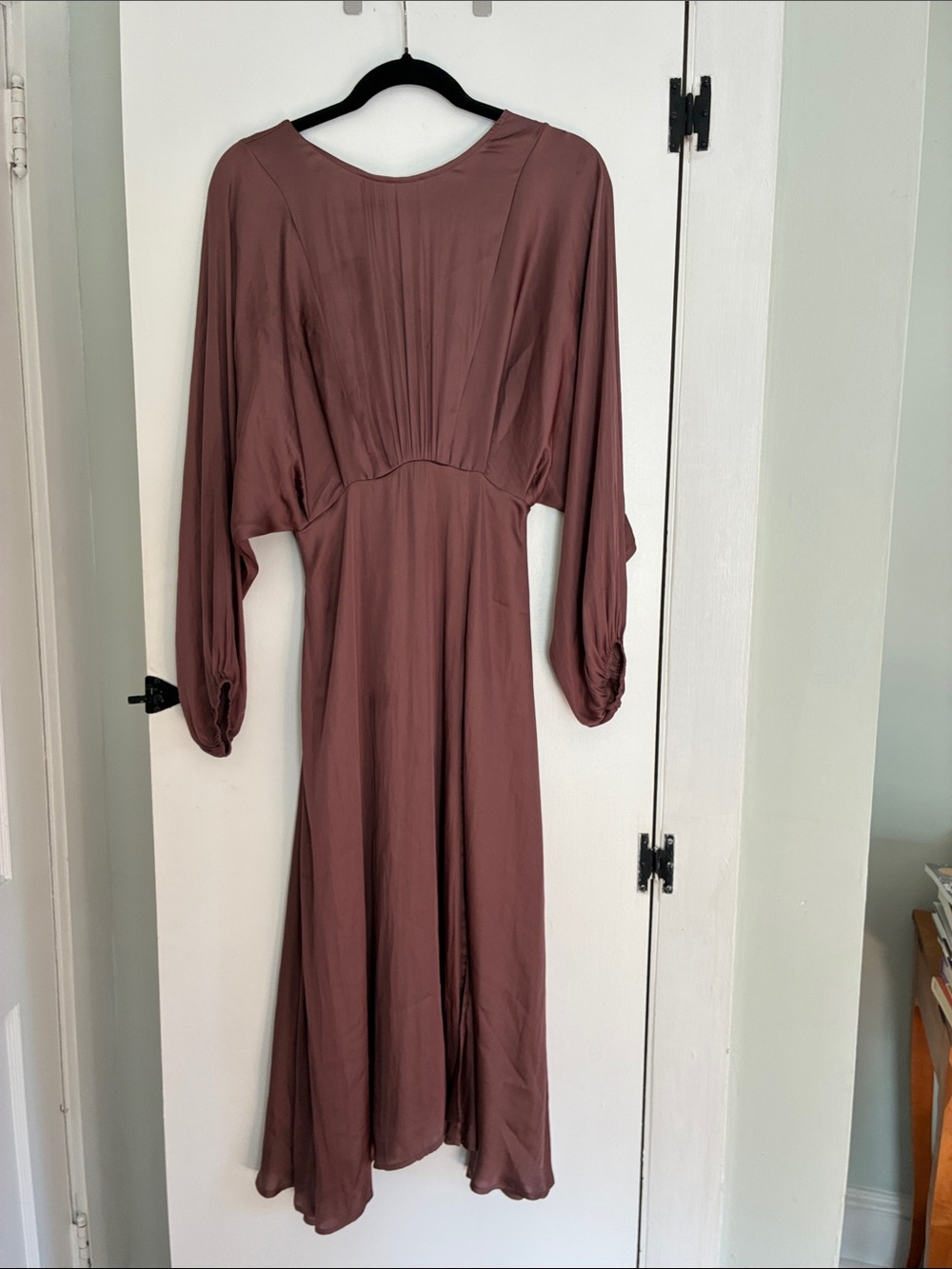 Astr Mauve Long Sleeve Maxi Dress